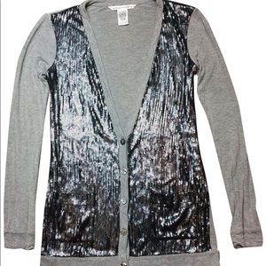 DVF Front Sequin Cardigan